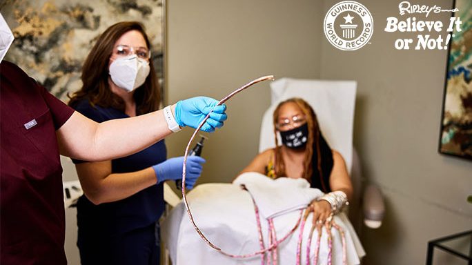 Ayanna Williams with dermatologist and first cut nail watermark tcm25 654369 e1617997914995