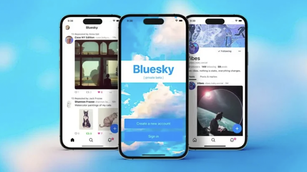 BlueskSociallareddelcofundadordeTwitteresprotagonistaenApptoreyGoogle