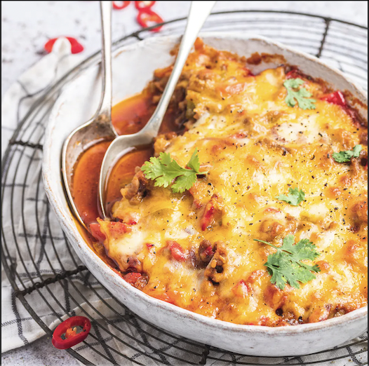 Chili de carne keto al horno