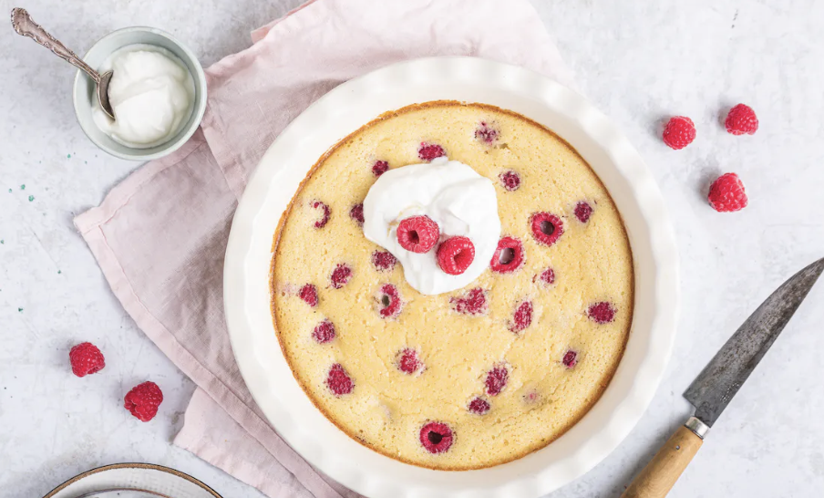 Clafoutilocrambuesas
