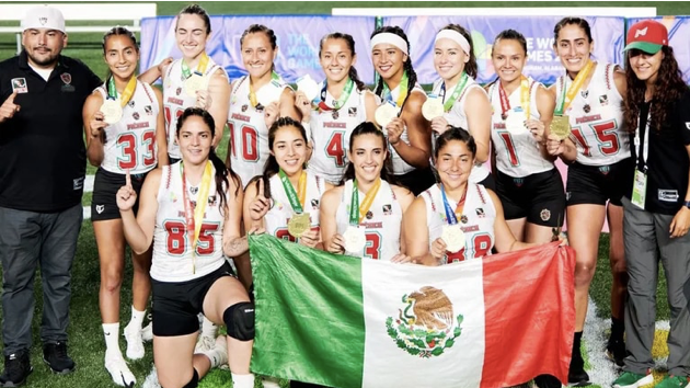 México derrotó a EEUU en Flag Football femenil y se llevó el oro en los World Games 2022