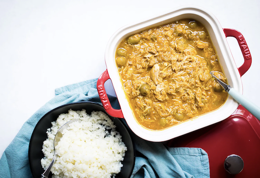 PolloalaJardineraconarrozdecoliflorlowcarb