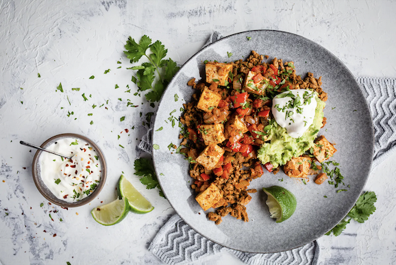 Revuelto mexicano low carb sin huevos