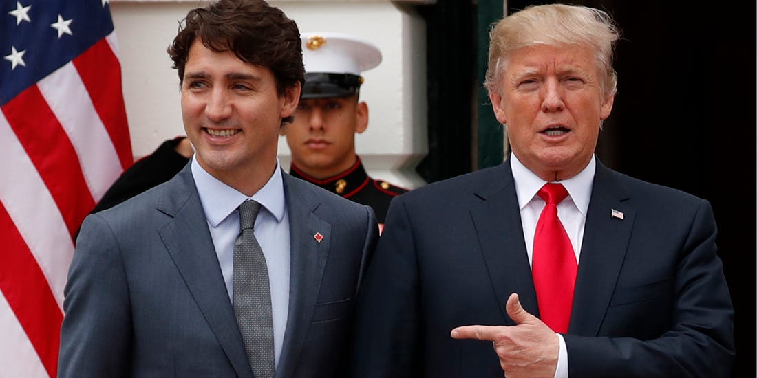 Trump y Trudeau